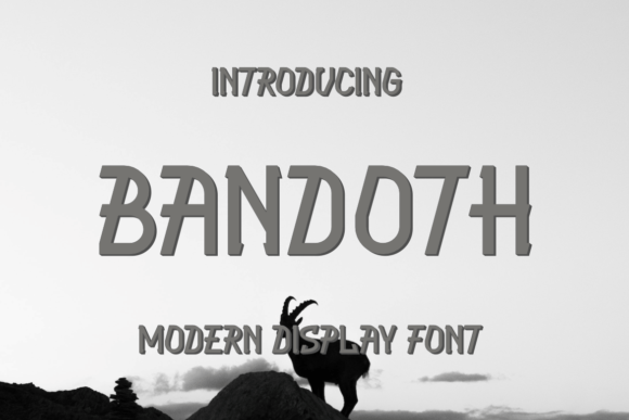 Bandoth: A Modern Display Font for Campaign-Ready Headlines
