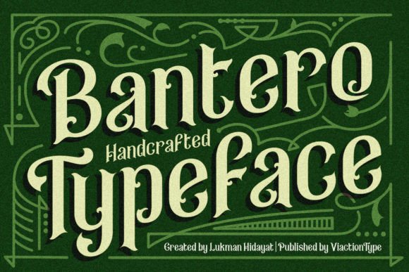 Bantero: A Vintage Display Font for Editorial Impact