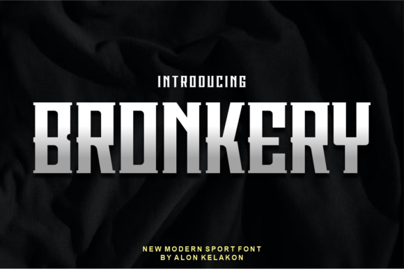 Bronkery: A Cool and Unique Display Font for Small Business Branding