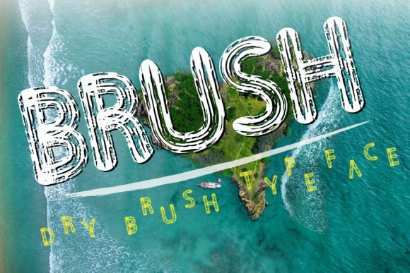 Brush Font: A Fun and Bold Display Font for Makers