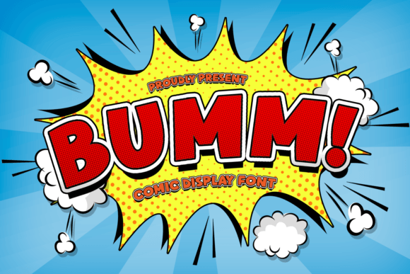 Bumm: A Comic-Style Display Font for Editorial Impact