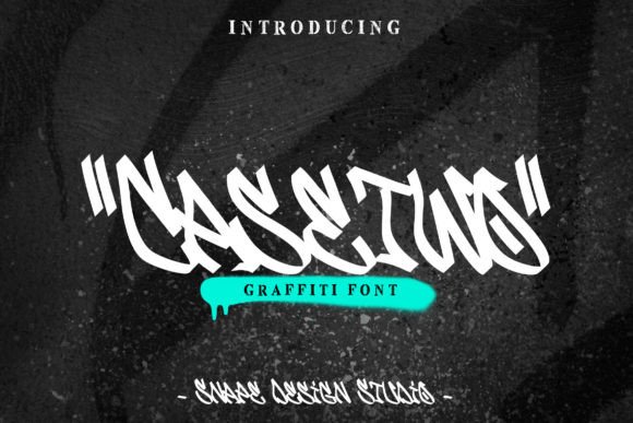 Casetwo: A Street Art Display Font That Grabs Attention