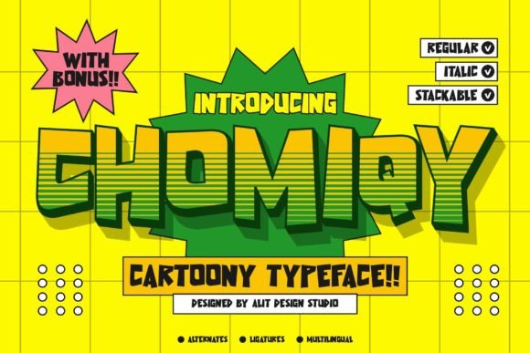 Chomiqy Display Font for Playful, Authentic Branding