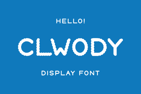 Clwody Display Font for Small Business Branding