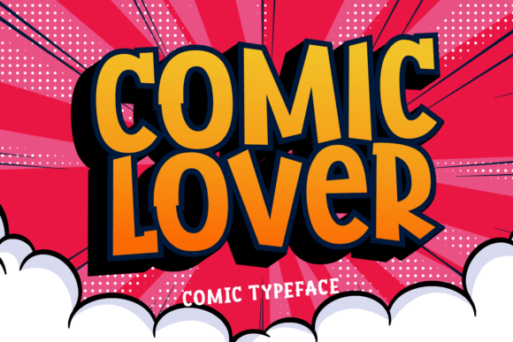 Comic Lover Font: Retro Display Fonts for Handmade Creators