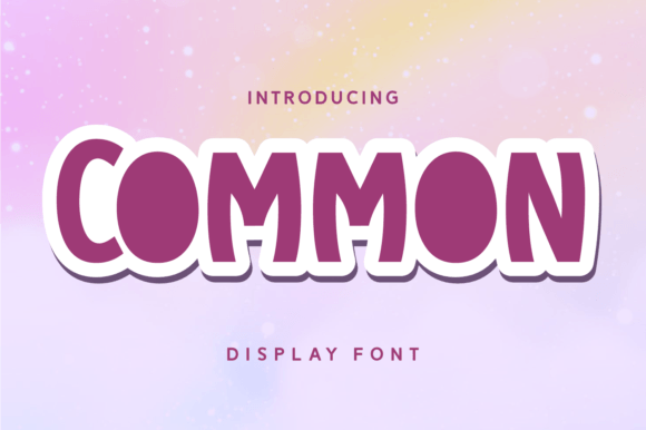 Common Display Font for Bold Campaign Headlines