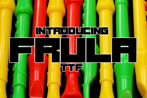Frula: A Bold Display Font for Clear, Confident Headlines