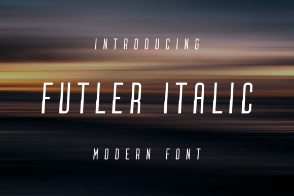Futler Italic: A Fun & Unique Display Font for Real Branding