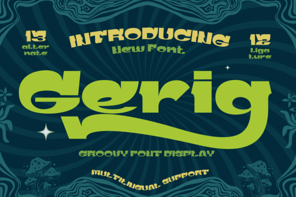 Gerig Display Font for Small Business Branding