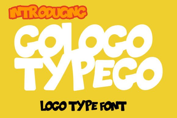 Gologotypego Display Font for Playful Brand Identity
