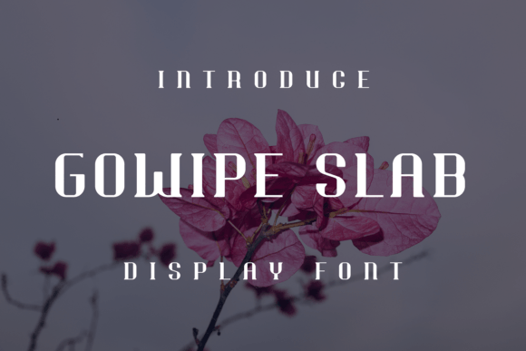 Gowipe Slab: A Fun & Unique Display Font for Makers