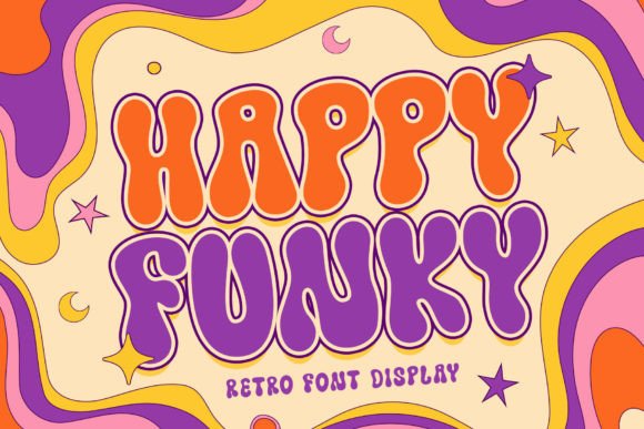 Happy Funky: A Fun and Groovy Display Font for Lively Editorial Design