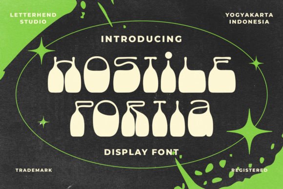 Hostile Portia Display Font for Makers