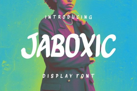 Jaboxic Display Font for Handmade Creators