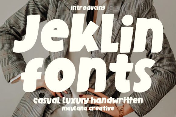 Jeklin: A Friendly Handwritten Display Font for Warm Editorial Moments