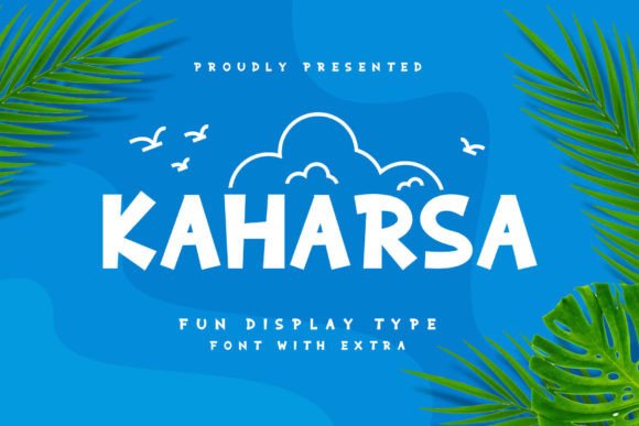 Kaharsa: A Friendly Display Font for Editorial Warmth