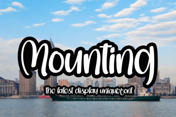Mounting: A Timeless Display Font for Elegant Design