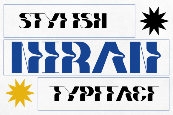 Niran Display Font for Bold Brand Identity