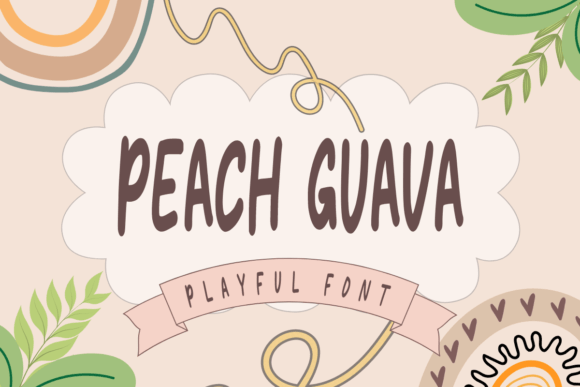 Peach Guava Display Font for Playful, Brand-Forward Web Design