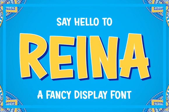 Reina Display Font for Modern Web Design