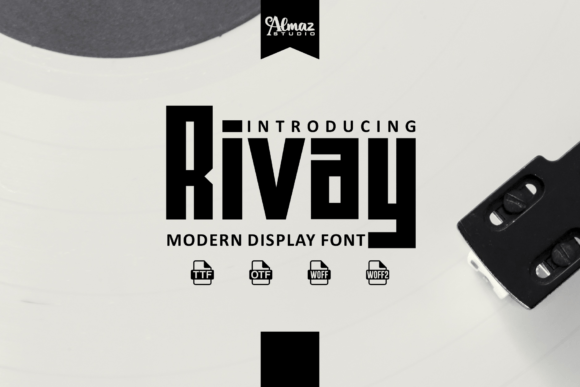 Rivay Font: A Bold, Minimalist Display Typeface for Small Businesses