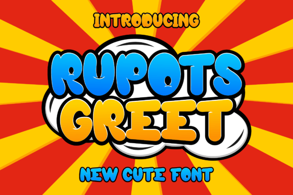 Rupots Greet: A Cheerful Display Font for Small Business Branding