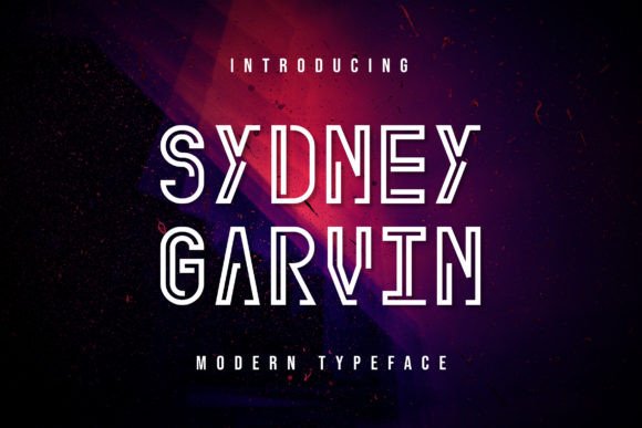Sydney Garvin Display Font for Modern Digital Branding