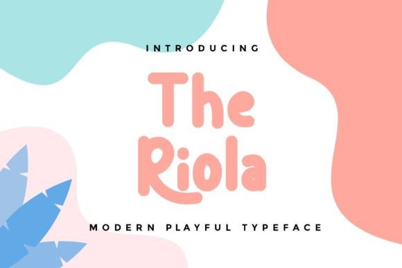 The Riola Display Font for Playful, High-Impact Campaigns
