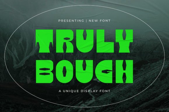 Truly Bough Display Font for Handmade Branding