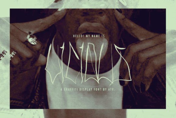 Vicious Font: Aggressive Handwritten Gothic Display Typeface