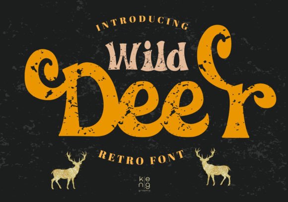 Wild Deer Font for Vintage Branding That Stands Out
