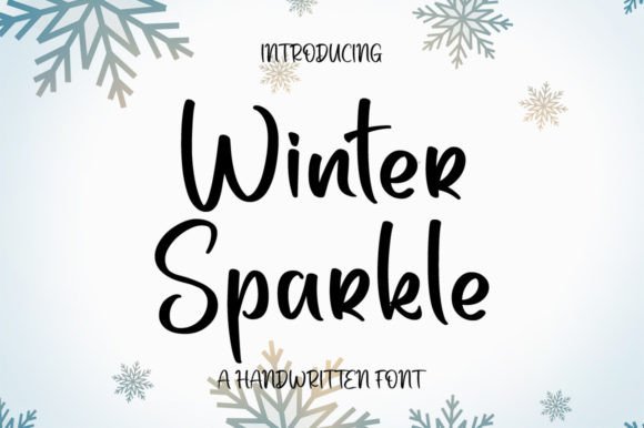 Winter Sparkle Handwritten Font for Warm, Memorable Branding