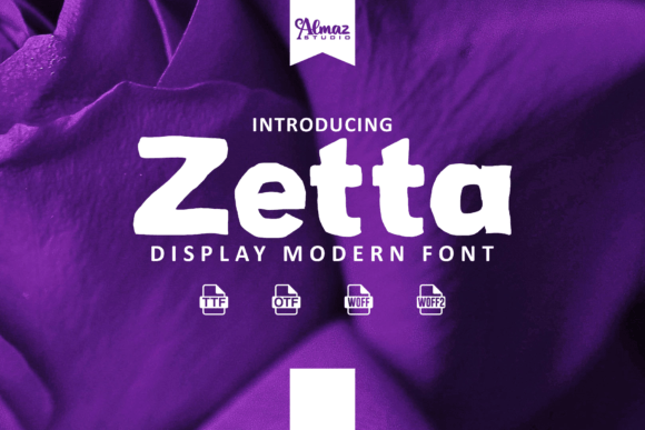 Zetta Display Font for Playful Digital Branding